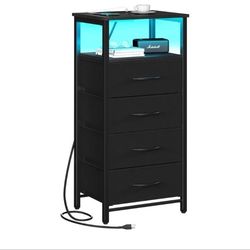 LED Charging Nightstand 