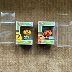 Bert and Ernie from Sesame Street Funko Pops