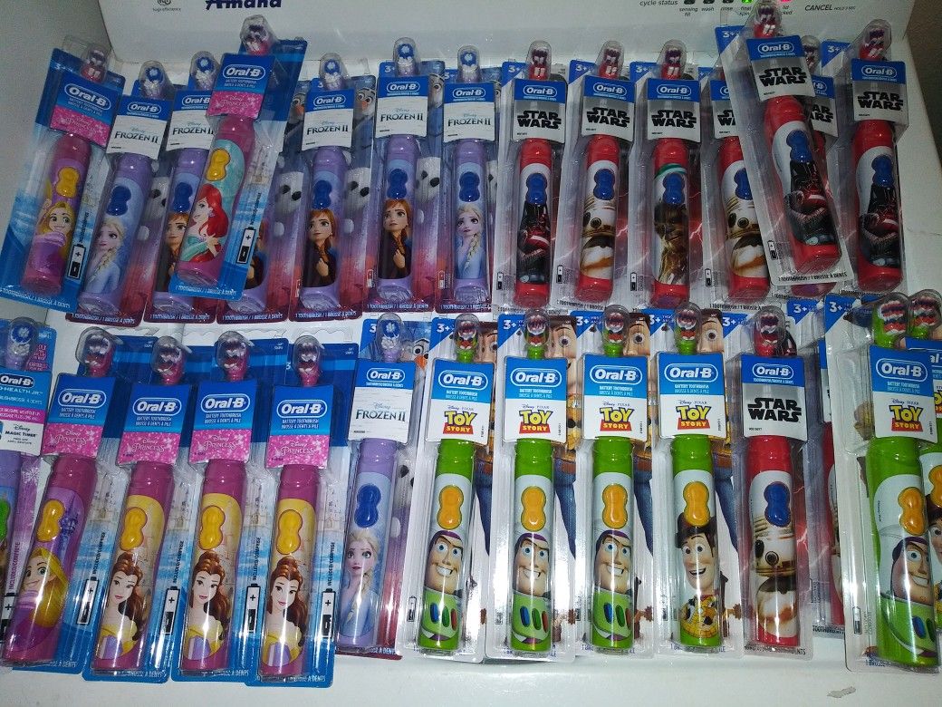 Kids Oral B electric toothbrushes