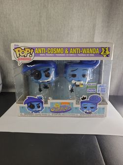 Funko Pop 2 Pack Anti-Cosmo & Anti-Wanda WonderCon Exclusive Fairly OddParents