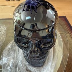 Skull Halloween Candle