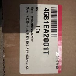 LG Washer Drain Pump & Motor - New 