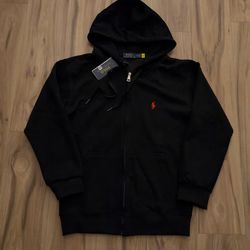 Ralph Lauren Zip up Hoodie Black