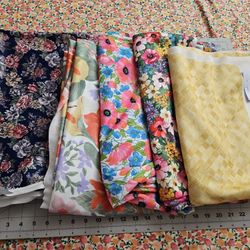 Vintage Polyester Fabric 