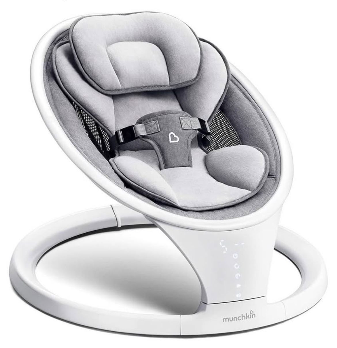 Munchkin Baby Swing- Bluetooth Enabled Electric Infant Rocker
