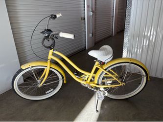 Yellow Cruiser Bike