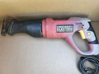 CHICAGO ELECTRIC 6 Amp Heavy Duty Variable Speed Rotating Handle Reciprocating Saw