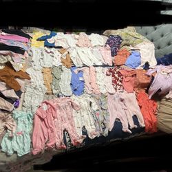 3M Baby Girl Clothing 50 Pieces 
