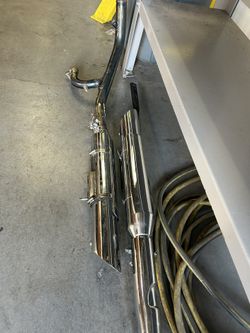 Dyna exhaust pipe