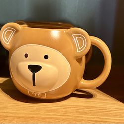 Starbucks 2025 Christmas Holiday Bearista Mug Brown Bear Coffee Cup 14oz