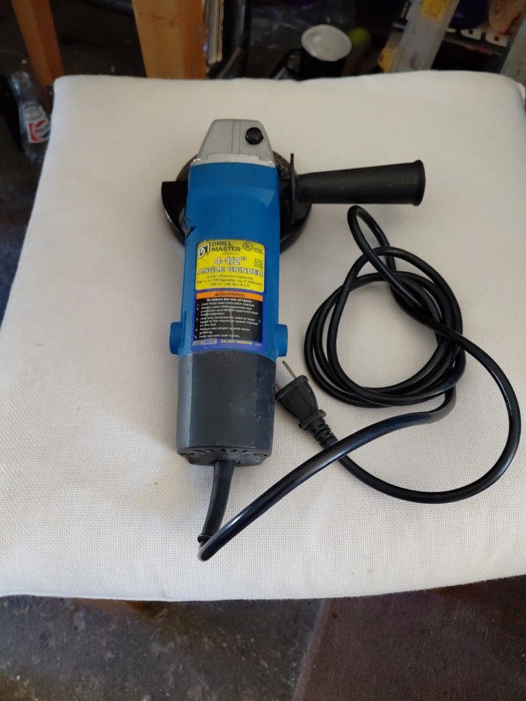 Drill Master 4-1/2 In. Angle Grinder