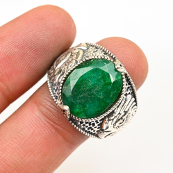 Mens sterling silver ring