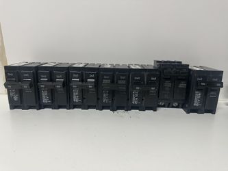 I have 7 Breakers HACR Type 2 pole I have 1 30.A I have 1 40A I have 3 60A l have 1 100A I have 1 125A I take $250 for everything.