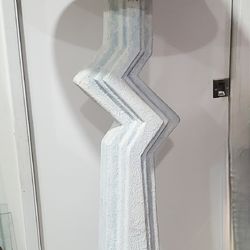 Rare Vintage 1980s Postmodern Zig Zag Floor Lamp