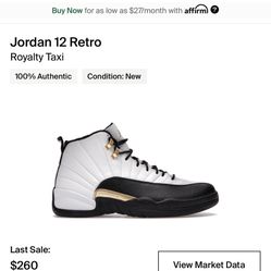 Jordan 12 Royal Taxi