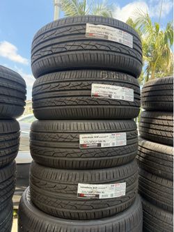 225/50/17 hankook #4 new tires installed and balanced 50,000 miles warranty