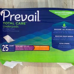 Prevail Total Care Underpads