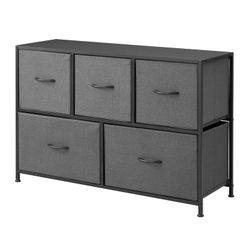 New just built wallmart maystay dresser Grey with fabric drawers