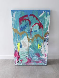 Original Abstract Art Piece 40 X 60