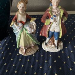 Vintage Victorian Figuines made in Occupied Japan