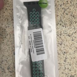 Watch Band (Gray & Turquoise)