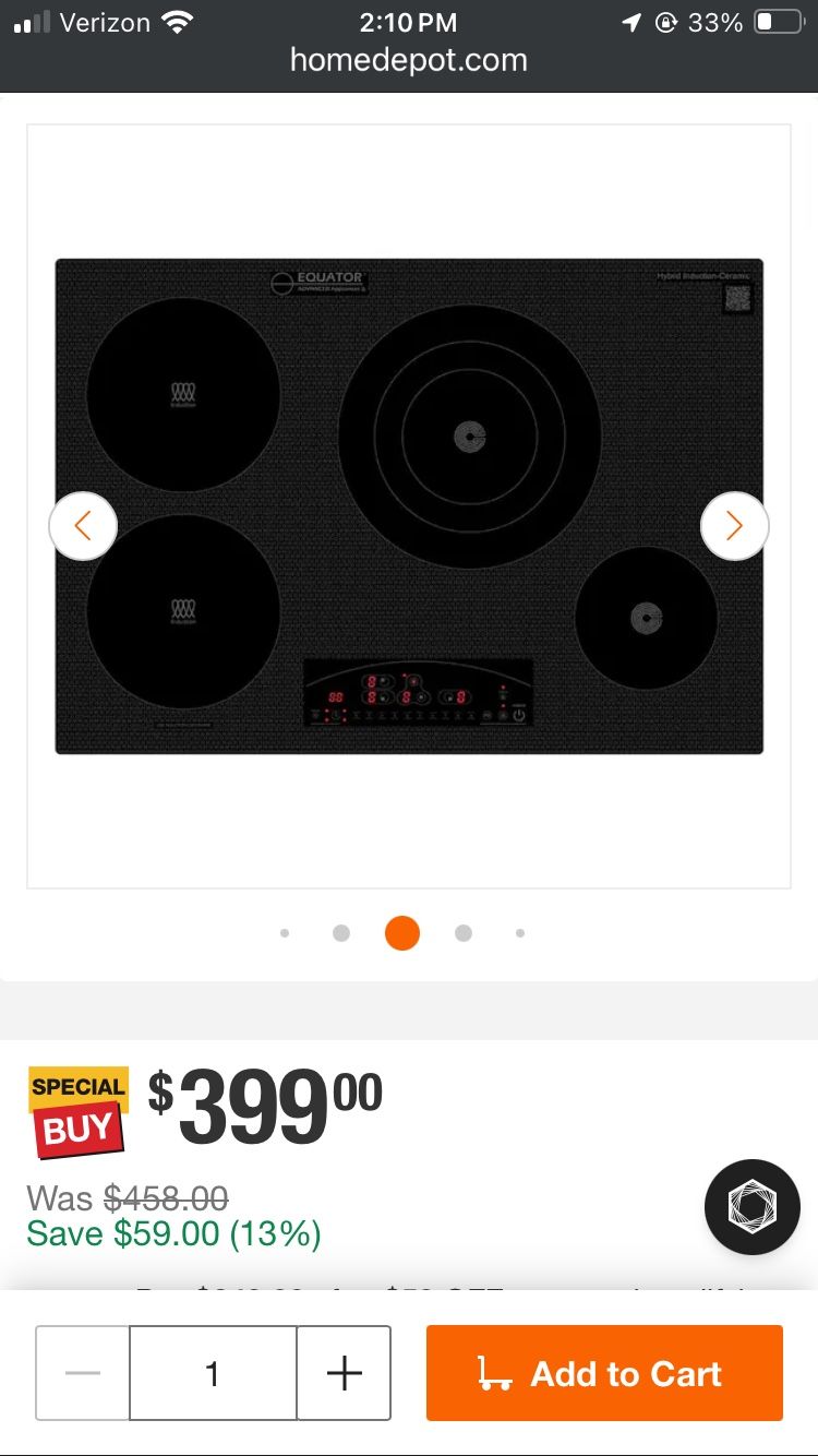 Hybrid Induction AND Radiant Electric Cooktop for Sale in Seattle, WA ...