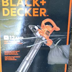 Black and decker electric blower, vacuum, and mulcher 3 in 1