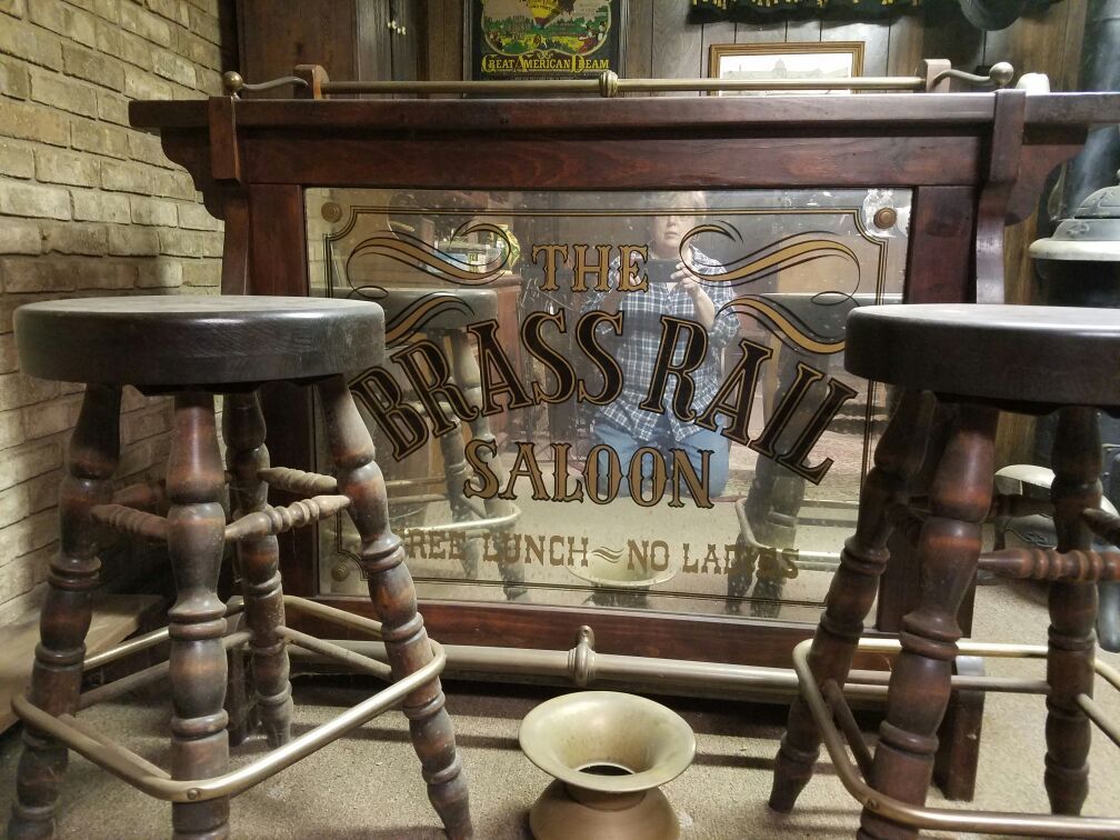 The Brass Rail Saloon Bar cabinet