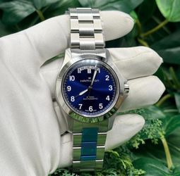 NEW Hamilton Khaki Field King 40mm – Blue Dial – $725