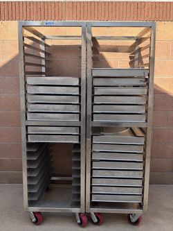 GSW Heavy-Duty Stainless Steel Commercial Pan Rack
