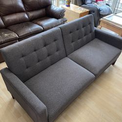 Dark Blue Futon Couch
