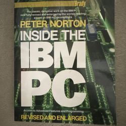 Vintage Computer Book: Peter Norton Inside The IBM PC