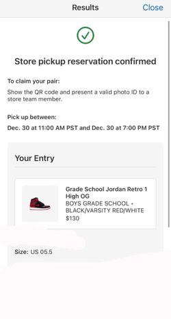 Jordan Retro 1 need to swap for 10.5