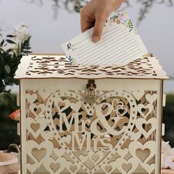 Mr & Mrs Wedding Card Box