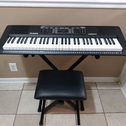 Alesis Harmony 61 Keyboard Piano w/ Bench & Stand