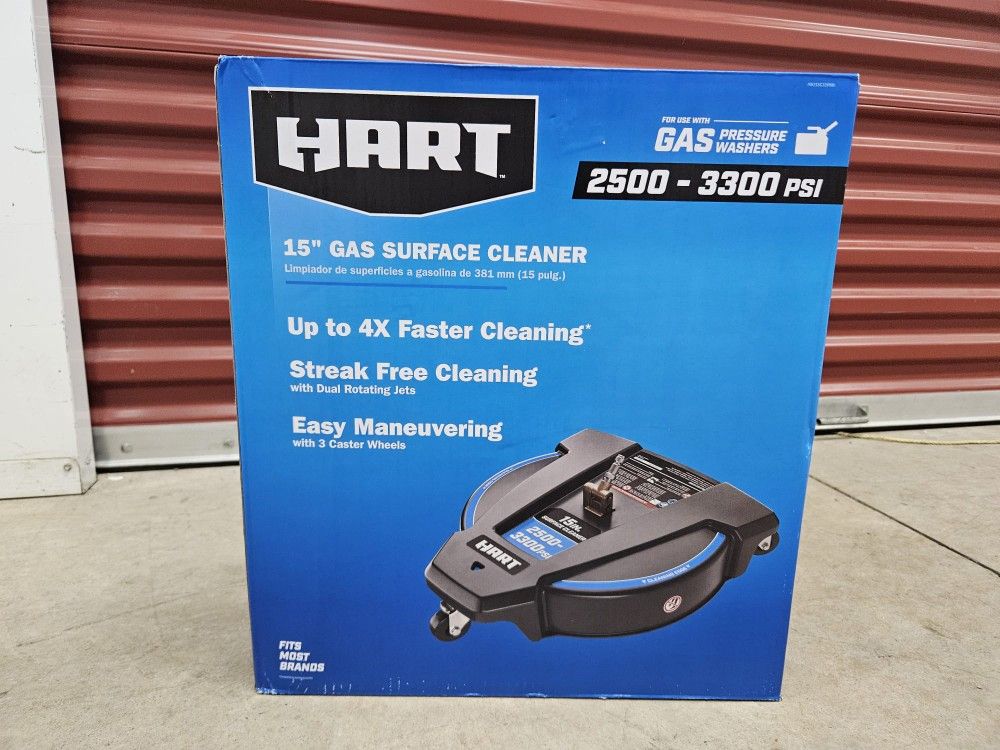 HART 15’’ Gas Surface Cleaner, Pressure Washer Attachment