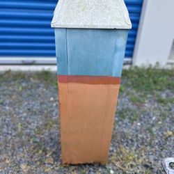 Vintage Art Deco Trash Can 1940s