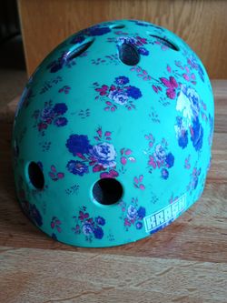 KRASH Girls Floral Bike Helmet