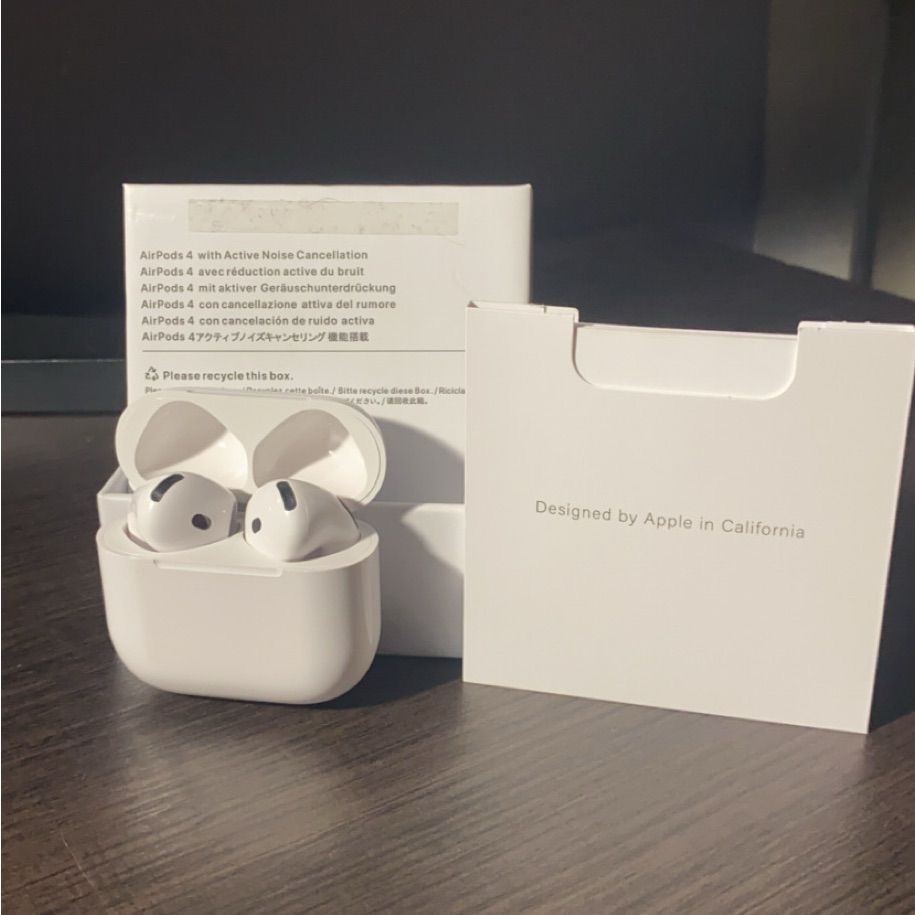 Apple AirPods (4th Generation) With Active Noise Cancellation (ANC) Sealed Box