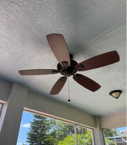 Outdoor patio ceiling fan works great