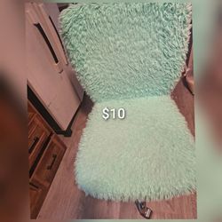 Faux Fur Swivel Chair