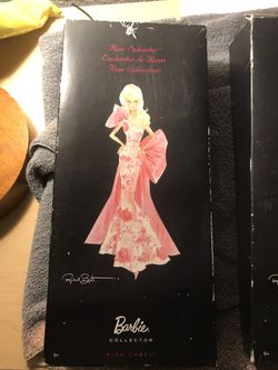 Rare Avon Rose Splendor Barbies Pink Label (Collectors) 