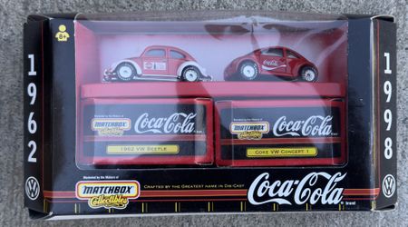 1998 Coca Cold VW Matchbox 62/98 Set