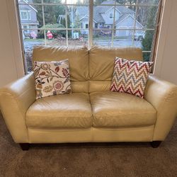 Butter Yellow Loveseat