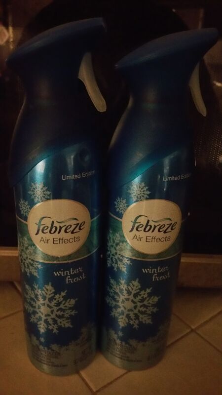 2 brand new febreze spray winter frost