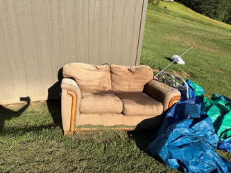 Tan Loveseat