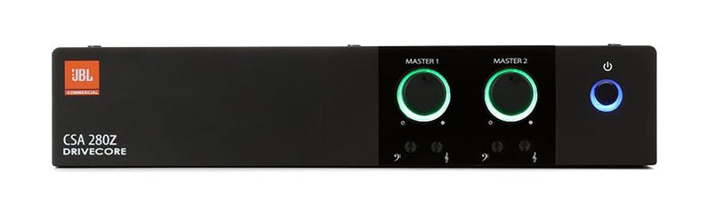 JBL NCSA280Z-U-US, 80W 2-Channel 70/100V Power Amplifier