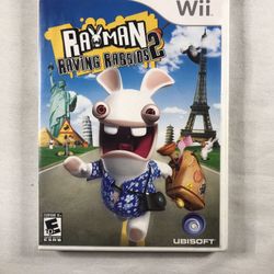 Nintendo Wii Rayman Raving Rabbits 2 CIB 