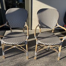 Serena and Lily Cafe chairs