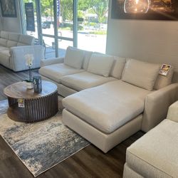 Arcadia Feather Memory foam Sectional! 